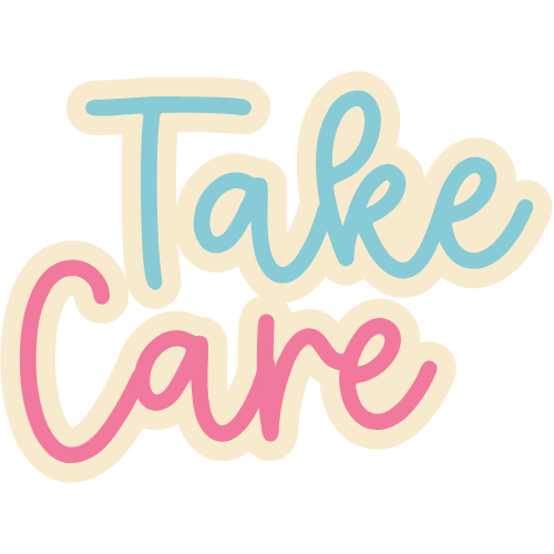 STICKER TAKE CARE